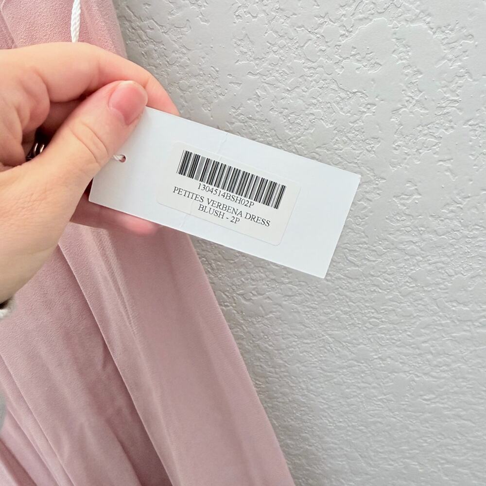 Reformation Verbena Maxi Dress Blush Pink Size 2P NWT - Picture 5 of 9